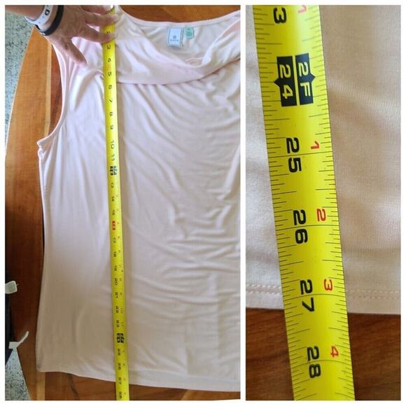 Susina Pajama Top Sleepwear Size XL Rayon Spandex Blend Stretch Pink Peach - Picture 9 of 9